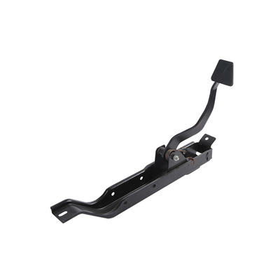 The clutch pedal helps transfer power from the engine to the transmission